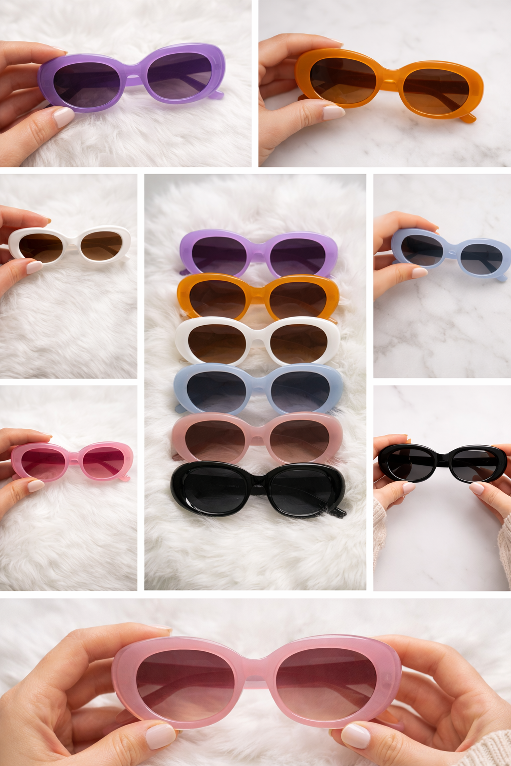 Women's Oval Sunglasses Classic – 12-Piece Pack V5435AG