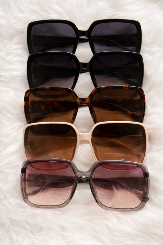 Wholesale Oversized Square Sunglasses V5332A – 12-Piece Pack