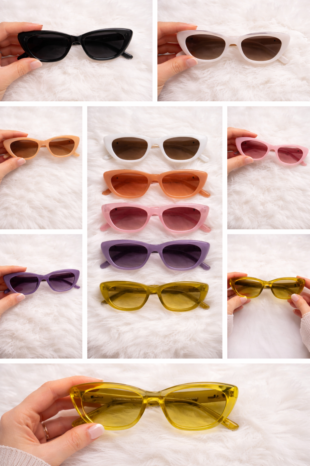 Women's Cat-Eye Sunglasses V5479AG – 12-Piece Pack