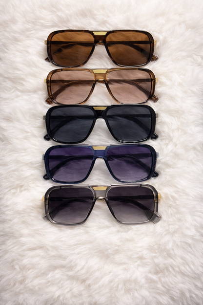 Women's Oversized Aviator Sunglasses  V5492E – 12-Piece Pack