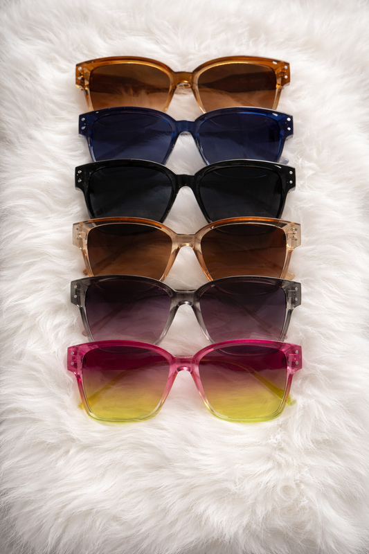 Women's Oversized Square Sunglasses – 12-Piece Pack V5502AG