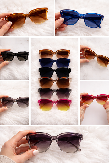 Women's Oversized Square Sunglasses – 12-Piece Pack V5502AG