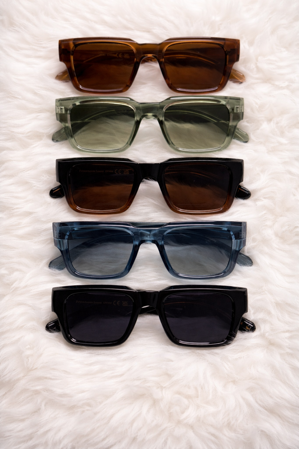 Women's Square Frame Sunglasses V5542AG– 12-Piece Pack