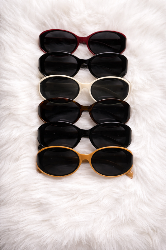 Women's Classic Oval Sunglasses – 12-Piece Pack V5553AG