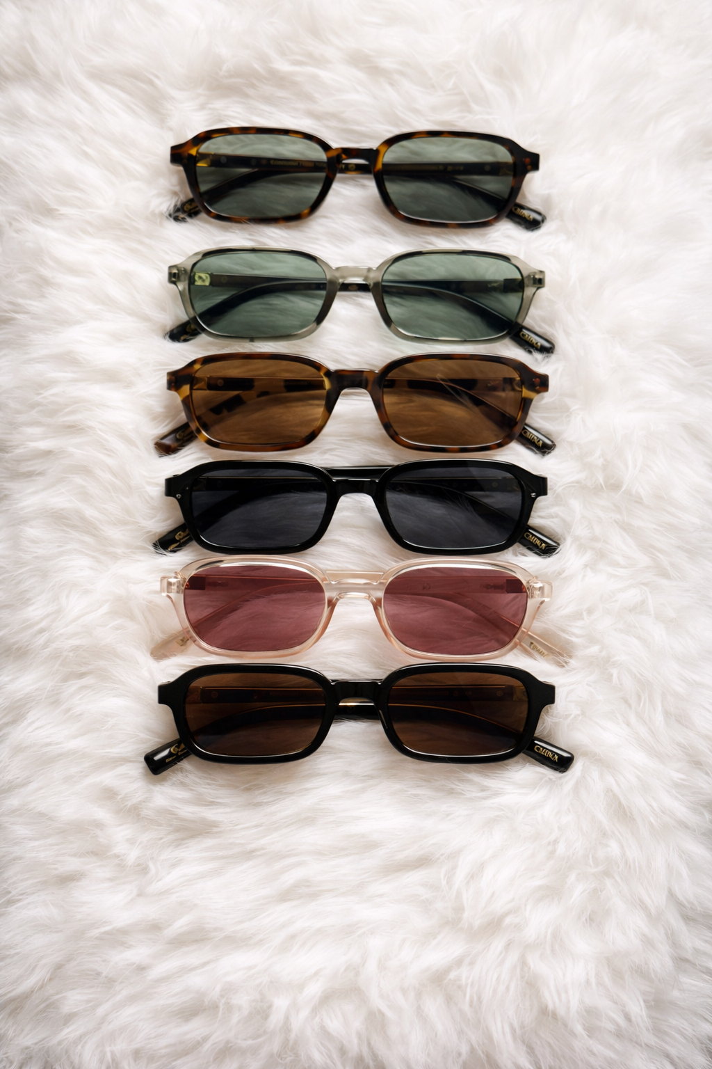 Women's Trend Rectangular Sunglasses 12-Piece Pack V5656AG