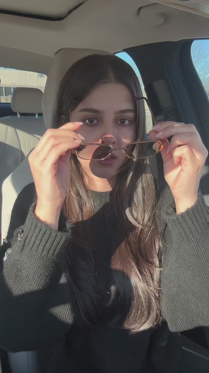 Women's Trendy Sunglasses Oval Shape V5616AG - 12 Piece Pack