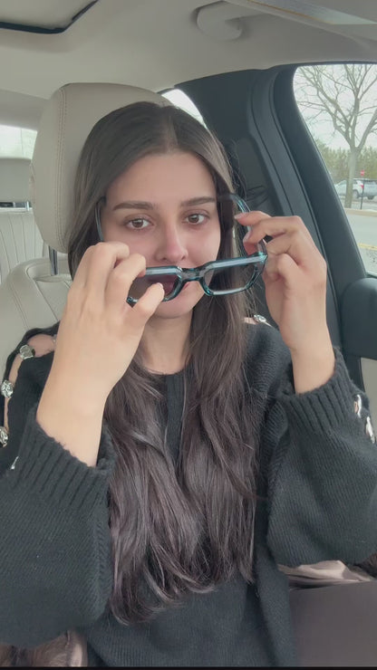 Women's Square Frame Sunglasses V5542AG– 12-Piece Pack