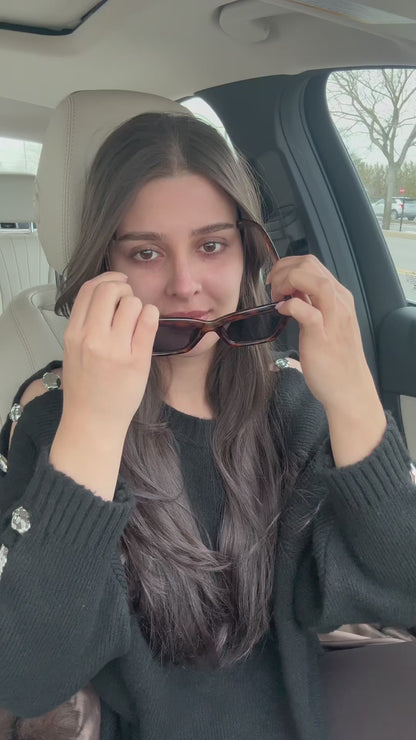 Women's Bold Square Sunglasses V5651AG – 12-Piece Pack